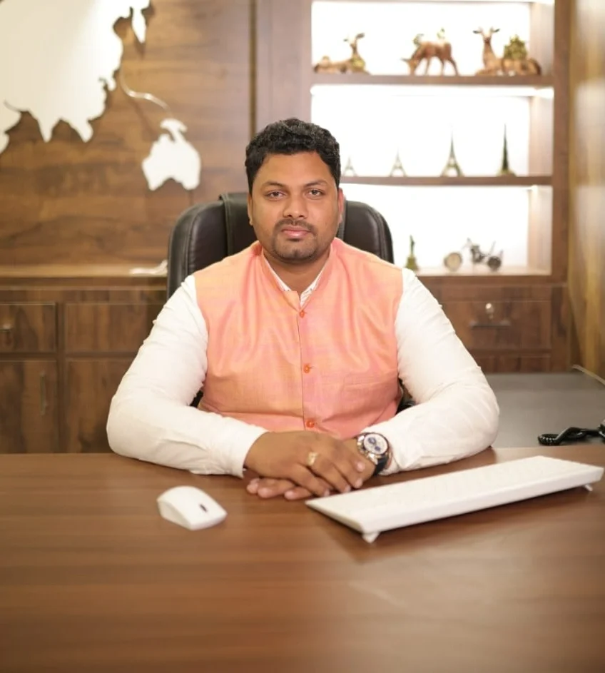 Ratan Singh, Director, at his desk