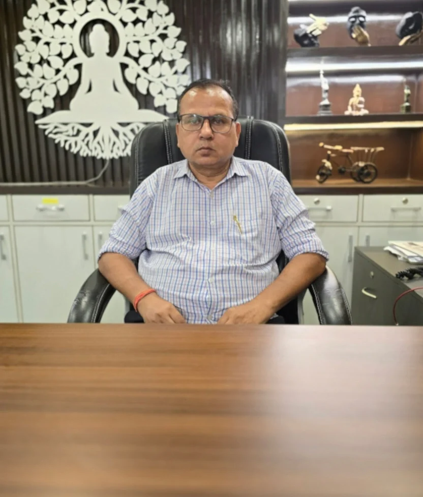 Sunil Thakur, Managing Director, at his desk